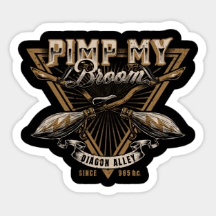 Pimp My Broom Sticker